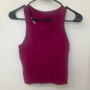 Lululemon Ebb to Street Cropped Racerback Tank Top